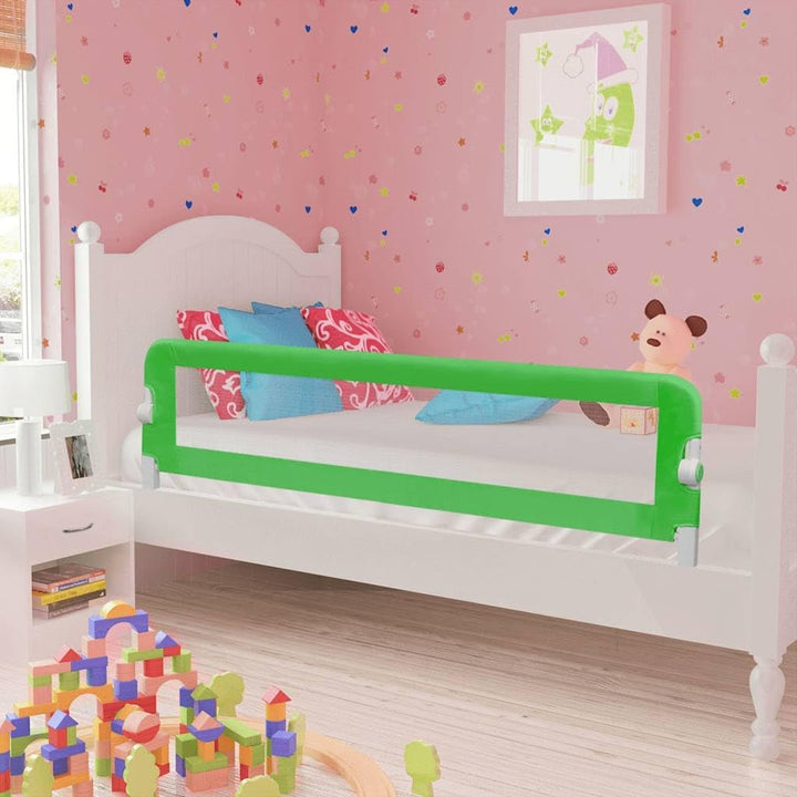 vidaXL Kinder Bettgitter 150cm Bettschutzgitter Kinderzimmer Fallschutz Baby 150 cm (1er Pack) Grün