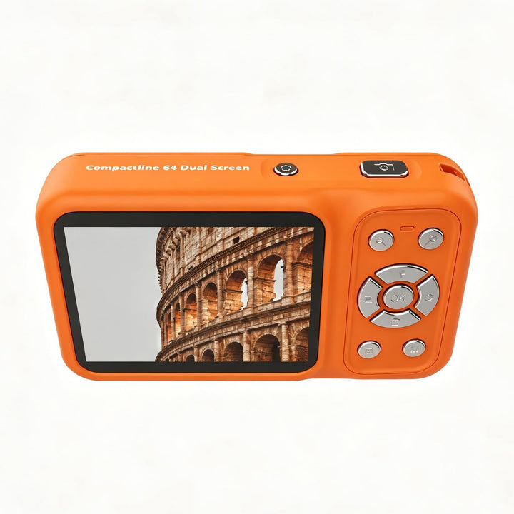 Rollei C5i Stativ Kamera Orange, 156cm Leichtes Fotostativ aus Carbon Reisestativ mit Kugelkopf & St