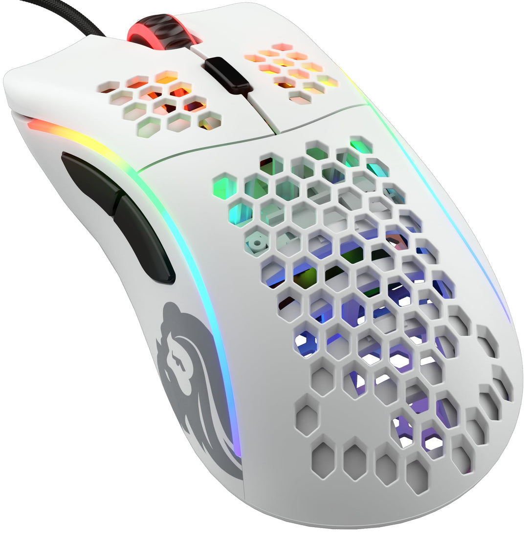 Glorious Model D Wired Gaming Mouse - 68g Superlight Honeycomb Design, RGB, Ergonomic, Pixart 3360 S