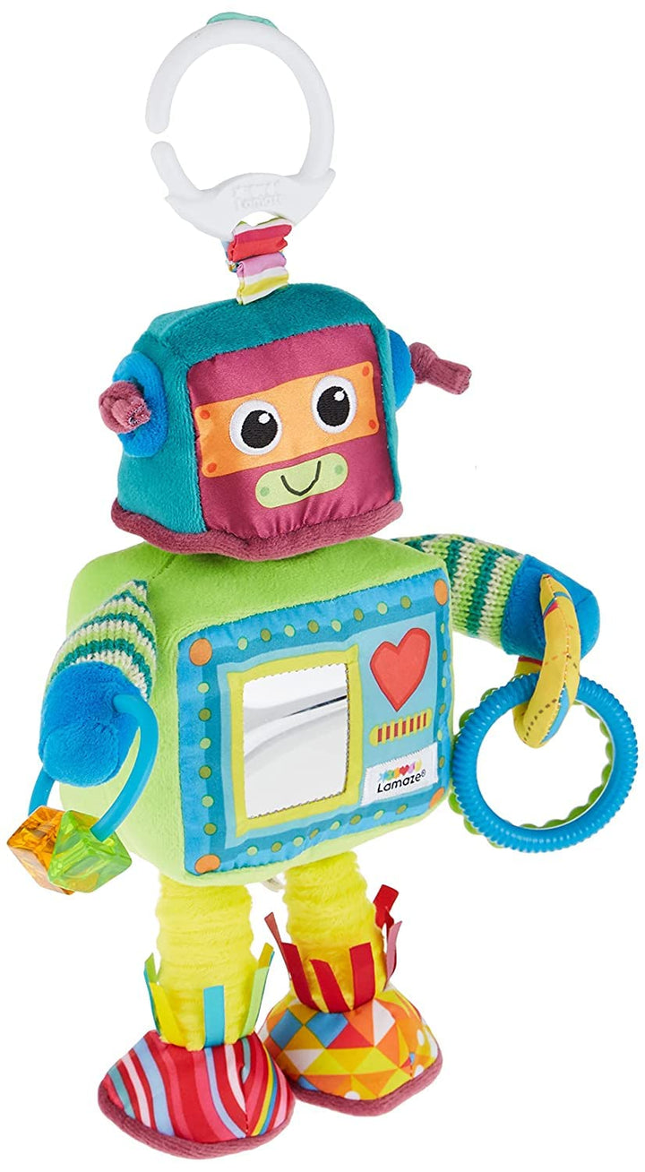 Lamaze LC27089 Baby Spielzeug Rusty, der Roboter Clip & Go, das hochwertige Kleinkindspielzeug. Der