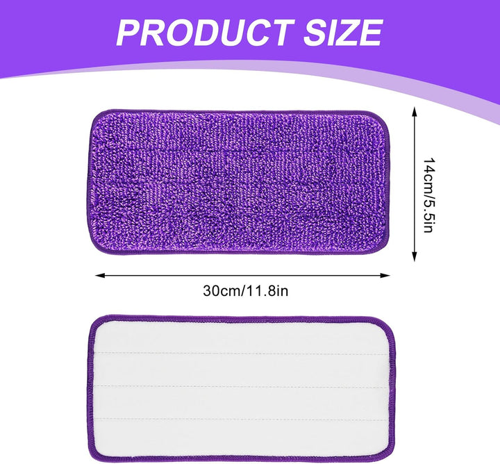 8 Stück für Swiffer Bodenwischer WetJet Nachfüller Set,30x14cm für Swiffer Wetjet Bodentücher Mop Mi