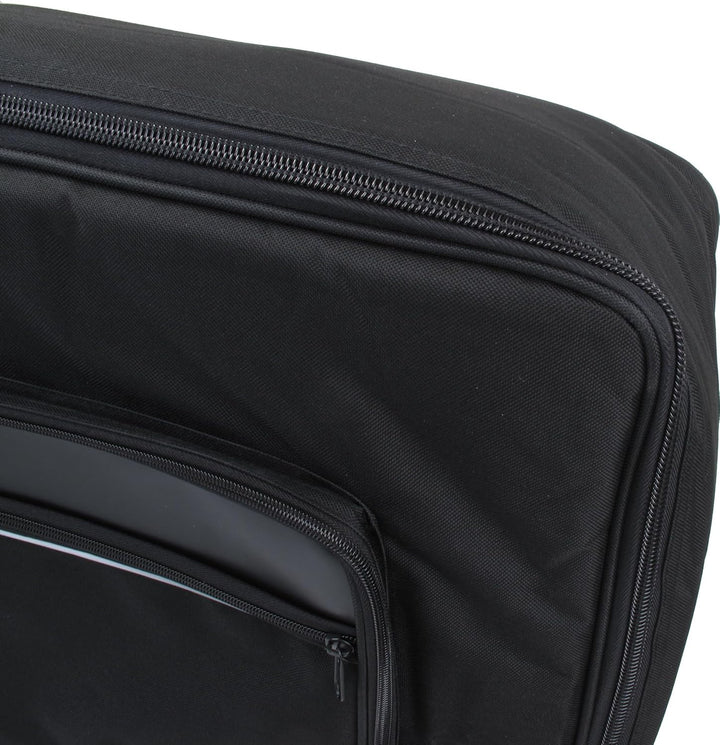 Classic Cantabile KT-D Keyboardtasche Grösse D schwarz (Innenmasse 140 x 40 x 15cm, Schaumstoffpolst