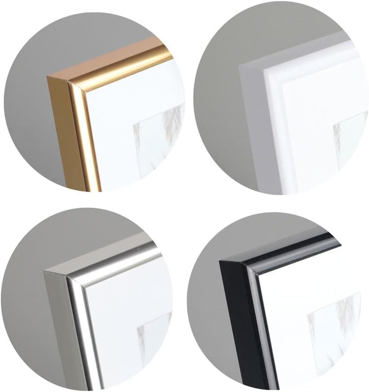 IDEAL TREND 2er 3er 5er Pack Bilderrahmen Kunststoff Lifestyle Foto Rahmen Collage Kyoto: Farbe: 2er