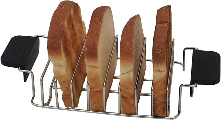 Brötchenaufsatz für Toaster,KETIAN Warming Rack Toaster Accessoire,Edelstahl,KT-002A
