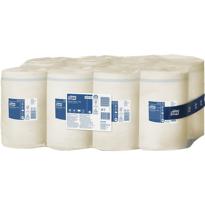 Tork 120123 Basic Mini Centerfeed Polierpapier, 1-lagig, M1