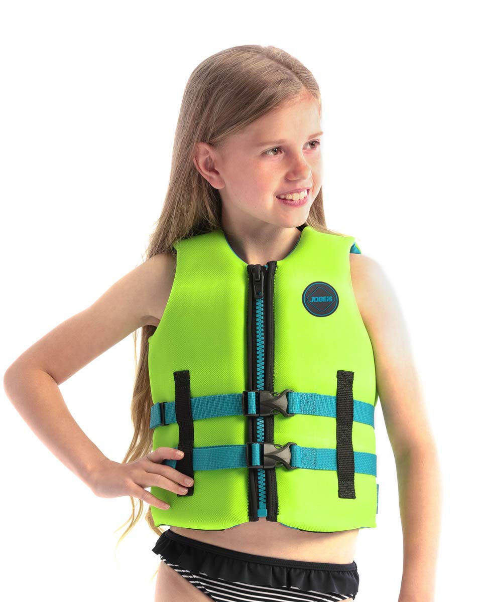 Jobe Neopren Vest Kids Neo Vest Kinder Schwimmweste Neoprenwest Green 152, 152