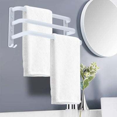HONPHIER Handtuchhalter Bad 3 Tier Handtuchstange Badezimmer Aluminium Wand-handtuchhalter Handtuchh