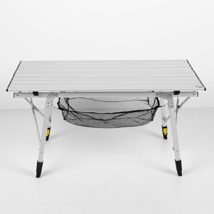 AKTIVE Klapptisch, 90 x 51 x 45/70 cm, Teleskopbeine, rutschfeste Stopper, Tischplatte und Struktur