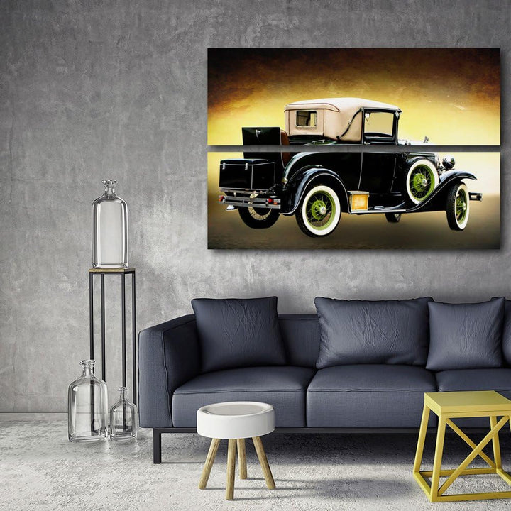 Feeby. Wandbilder - 2 Teile - 60x40 cm - rechteckige Form Bilder Kunstdrucke Deko Panel AUTO, FORD,