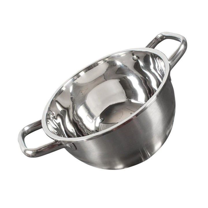 Toyvian Multifunktionaler Edelstahl Kochtopf 20cm Hitzebeständig mit Griffen Lebensmittelecht für Ho