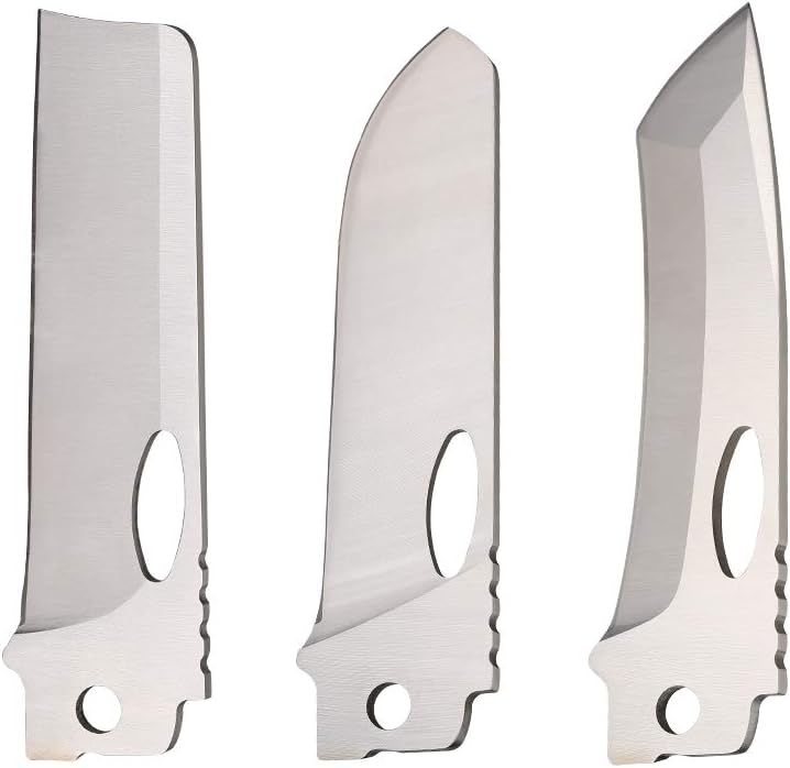 ROXON bare Messerklingen für S802 Phantom, S501U, S502 und S502U Phantasy (BA04straight + BA10spey P