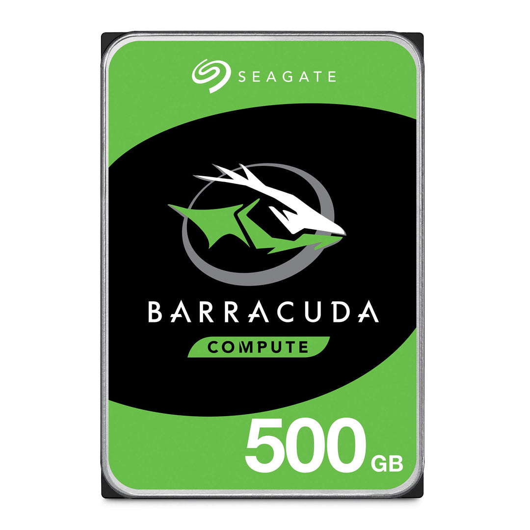 Seagate Barracuda, interne Festplatte 500 GB, 2.5 Zoll, 5400 U/Min, 128 MB Cache, SATA 6 Gb/s, silbe