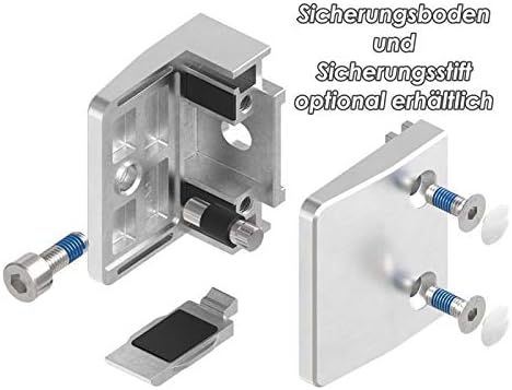 Glasklemme Modell 35, mit AbZ, flacher Anschluss, V2A für 16,76mm Glas