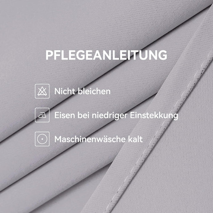 CUCRAF Verdunklungsvorhang für Schlafzimmer, Kinderzimmer Gardinen Verdunkelung Thermovorhang Blickd