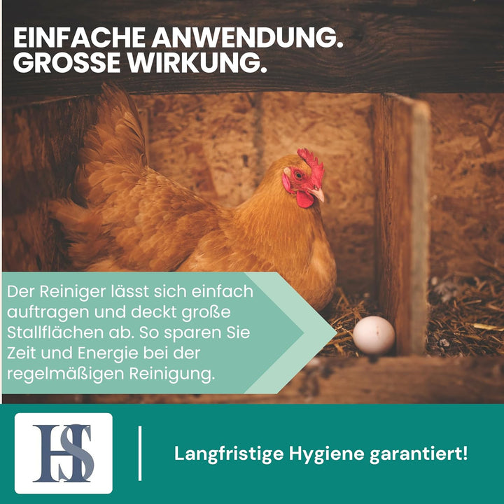 H&S HS Miteless 1000ml- Stallreinger zum Einsatz bei der roten Vogelmilbe