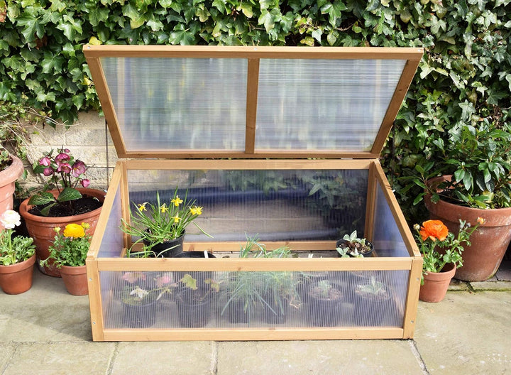 Spear & Jackson COLDFRAME1 Holz-Frühbeetkasten, 1000 x 660 x 400 mm Frühbeet 1, Frühbeet 1
