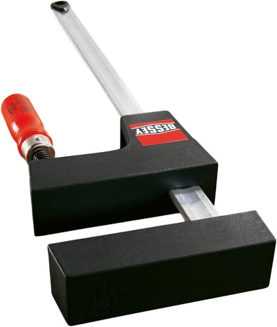 BESSEY UK3.006 UniKlamp Gehäuseklemme, 15,2 cm, Schwarz und Rot, mit hellem verzinktem Stahl