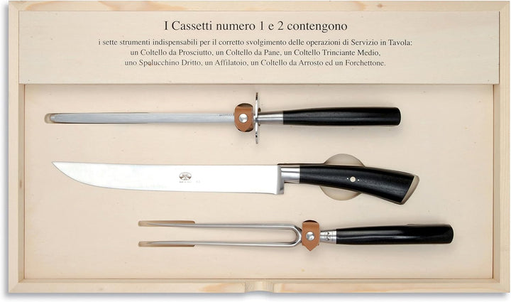 Coltellerie Berti Il Trinciante Geschmiedetes Küchenmesser-Set, komplett