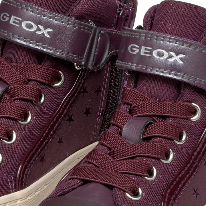 Geox Mädchen J Kalispera Girl ISneakers 24 EU Rot, 24 EU Rot