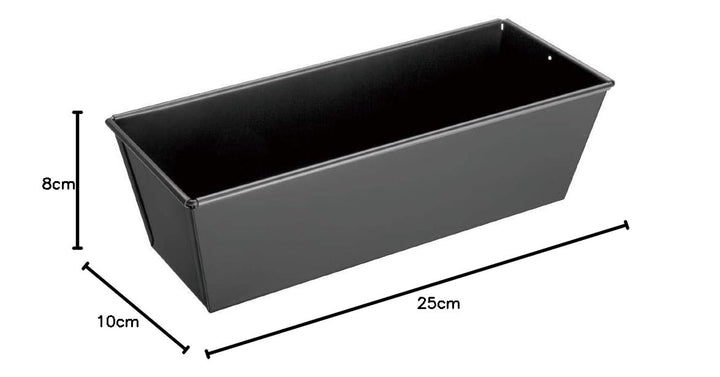 Vogue GD003 Antihaft Kastenform 25(L)x8(W)x10(D)cm, 25(L)x8(W)x10(D)cm