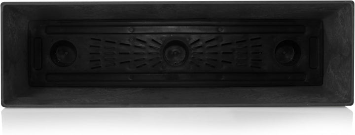 Artstone - Balkonkasten - Ella - Schwarz - Länge 55 cm, 55x17x17 cm, TER-107824