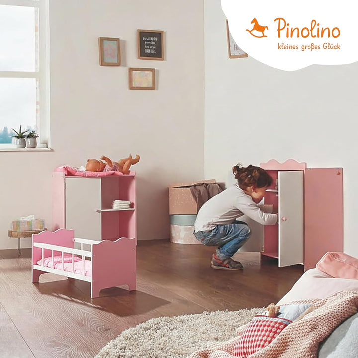 PINOLINO Puppenbett Jasmin komplett, 4-TLG.