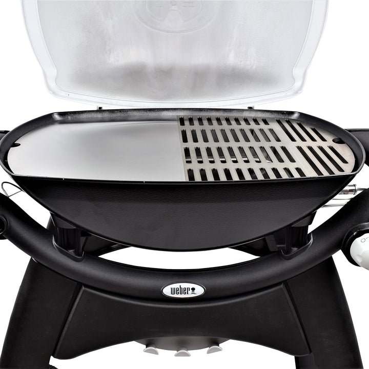 Grillrost.com Das Original Edelstahl Grillplatte | Plancha passend für Weber Q300/3000 - ersetzt ein