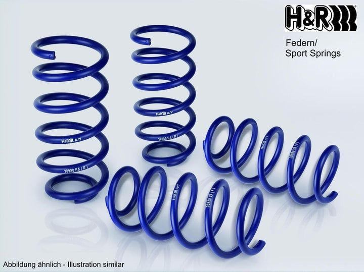 Fahrwerksatz, Federn Sportfedersätze/Performance Lowering Springs von H&R (29012-3) Federsatz Federu