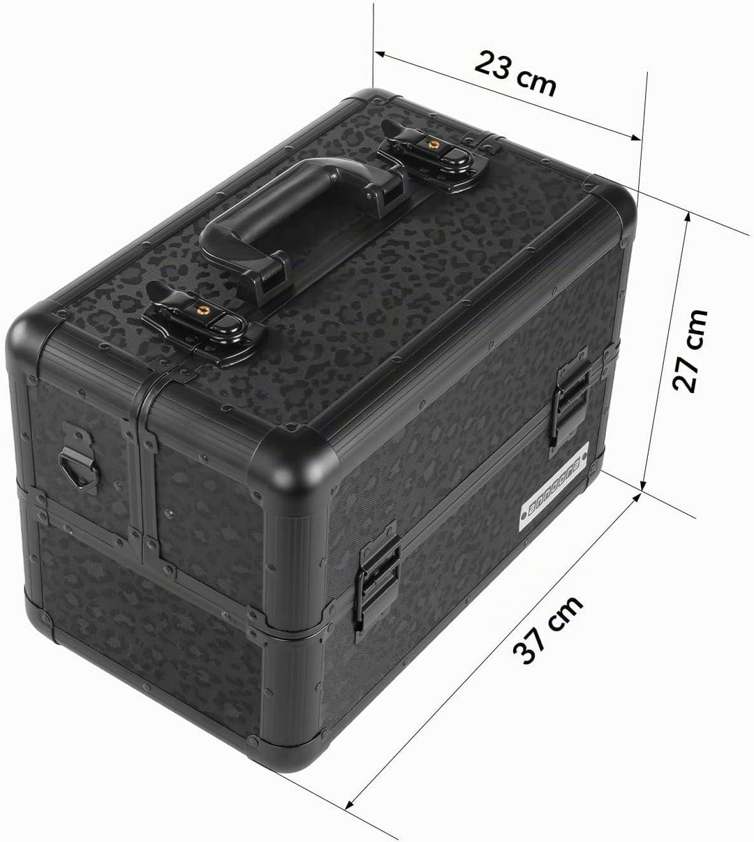 anndora Beauty Case Kosmetikkoffer - Stilvoller Schmuckkoffer, Schminkkoffer mit robustem Aluminiumr