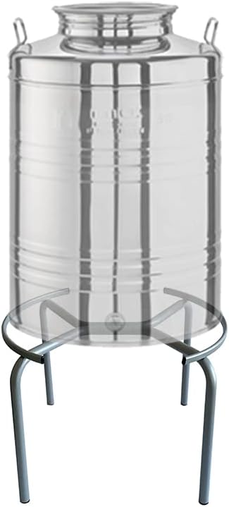 Tecnokit: Schafthalter oder Ölfässer, verschiedene Grössen, robustes Stahlgestell, grau. (50 l hoch