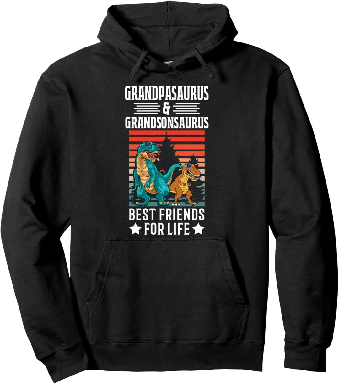 Grandpasaurus & Grandsonsaurus Freunde Grummel Pullover Hoodie