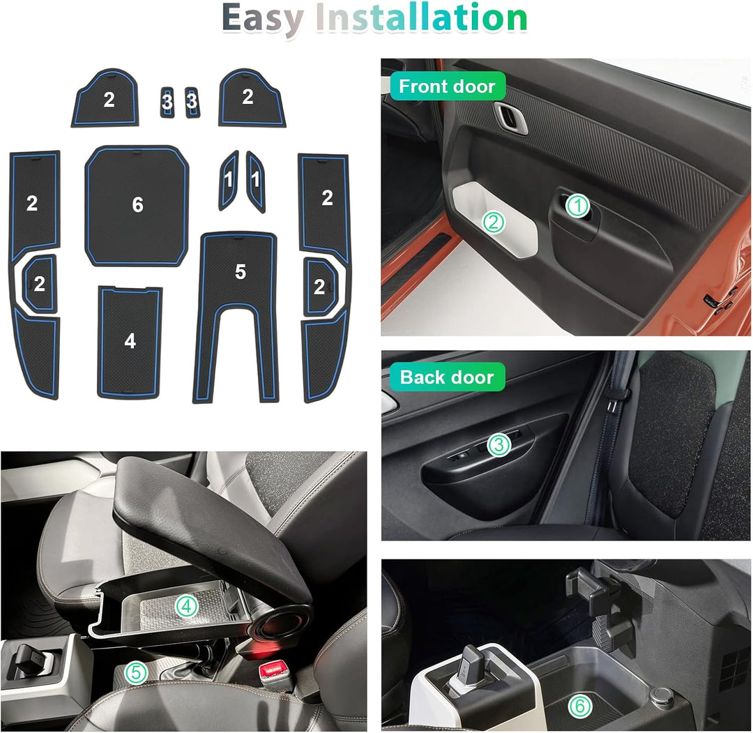 [Facelift 2025] GAFAT Neu Dacia Spring Electric EV 2025 2026 Antirutschmatten, Dacia Spring 2025 Gum