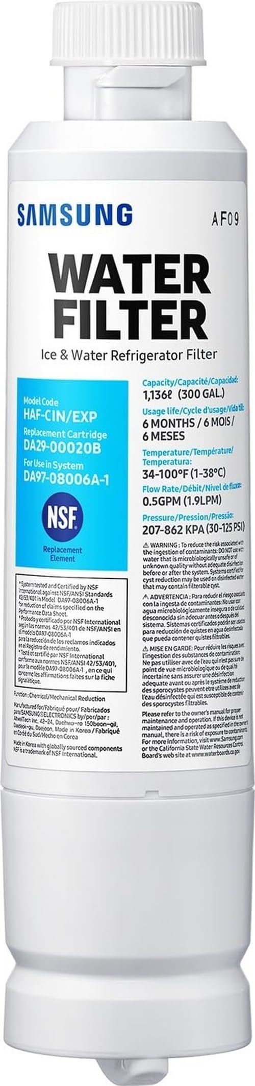 Samsung HAF-CIN/EXP Wasserfilter für Kühlschränk Single