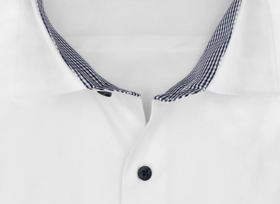 ETERNA Hemd Langarm | Comfort Fit | Bügelfrei, Knitterfrei | 100 % Baumwolle 44 Weiss(00), 44 Wei&#x