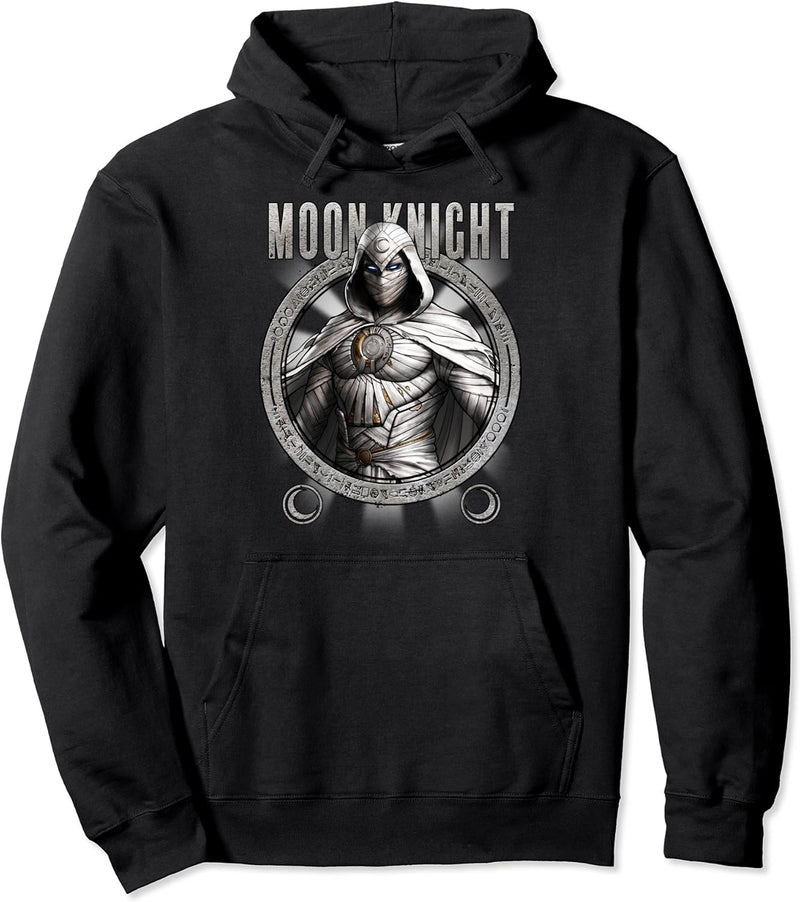 Marvel Moon Knight Detailed Glyph Poster Pullover Hoodie