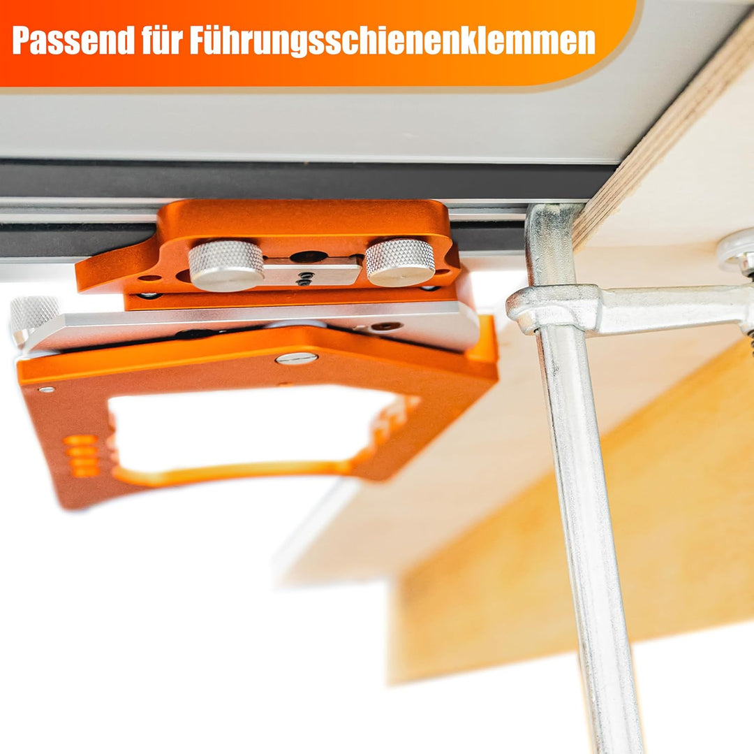 SpeTool Verstellbarer Winkelanschlag Führungsschiene, quadratische Führungsschiene, 9 Winkelanschläg