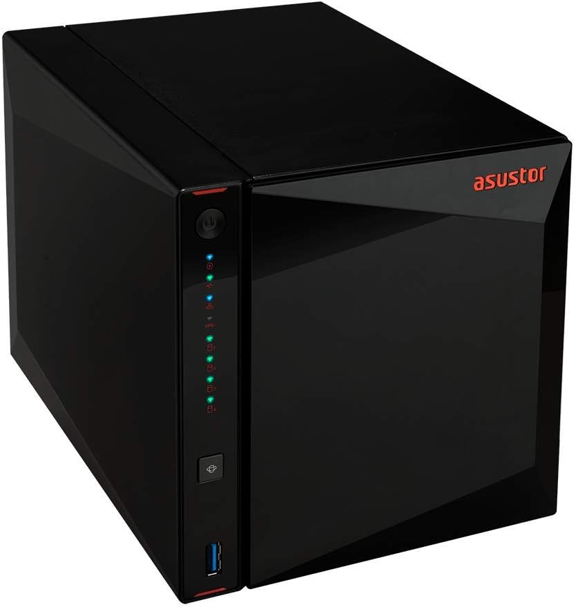 Asustor AS5304T Schwarz Sans Disque Sans Disque NAS ohne Festplatte, Sans Disque NAS ohne Festplatte