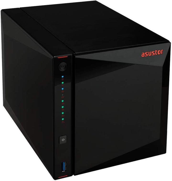 Asustor AS5304T Schwarz Sans Disque Sans Disque NAS ohne Festplatte, Sans Disque NAS ohne Festplatte