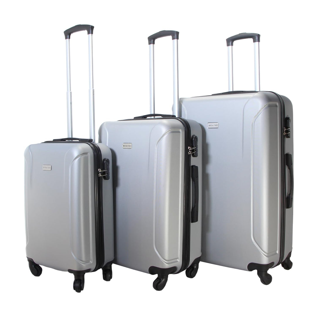VERTICAL STUDIO 20" 24" 28" Koffer Reisekoffer 3er-Set Trolley Mehrteilig mit Ziffern Kofferschloss