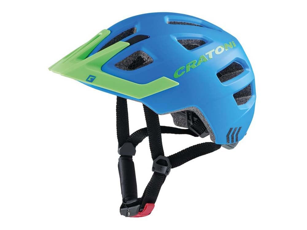 Cratoni Unisex – Erwachsene Maxster Pro Fahrradhelm, Blau/Grün, XS-S