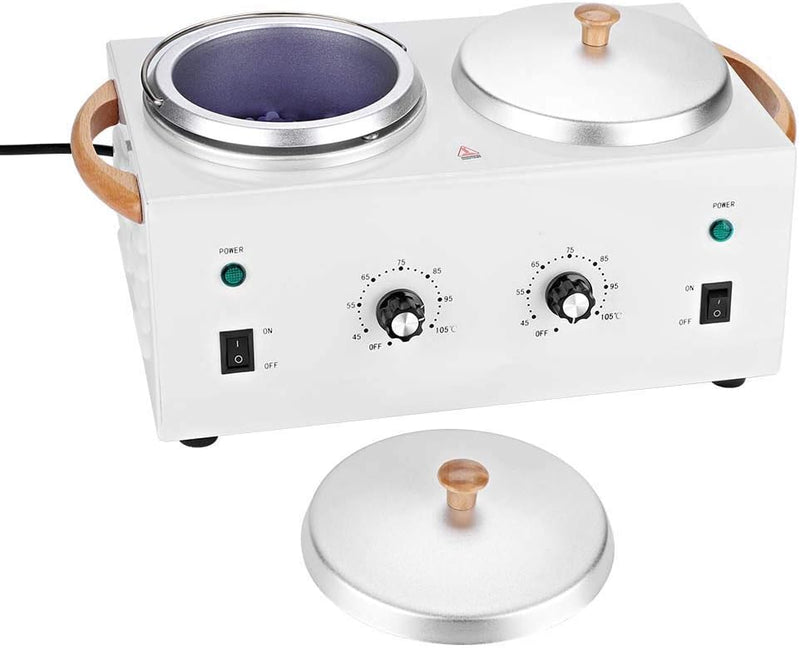 Double Wax Warmer Professionelle elektrische Heizung Dual Hot Facial Skin Equipment SPA Einstellbare