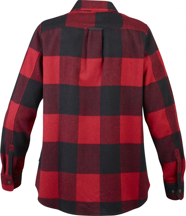 Fjällräven Damen Canada W Long Sleeved T-Shirt S Rot, S Rot