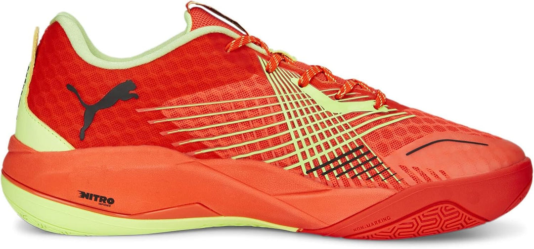 Puma Herren Eliminate Power Nitro IIHallenturnschuh 40 EU Red Blast Fast Yellow Puma Black, 40 EU Re