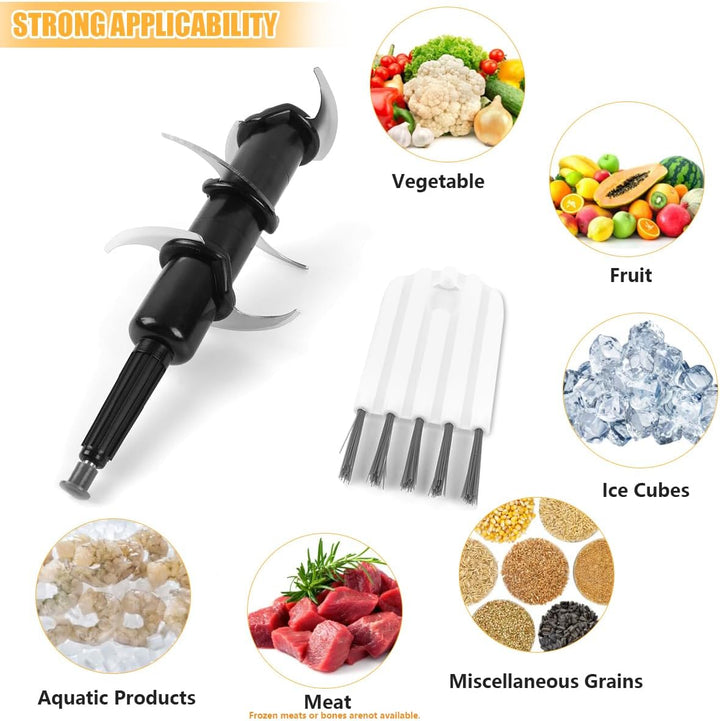 Mixer Ersatzteile Für Ninja Küchenmaschine, Hackklinge Ersatzteile Mit 6 Klingen Für Nutri Ninja 72o