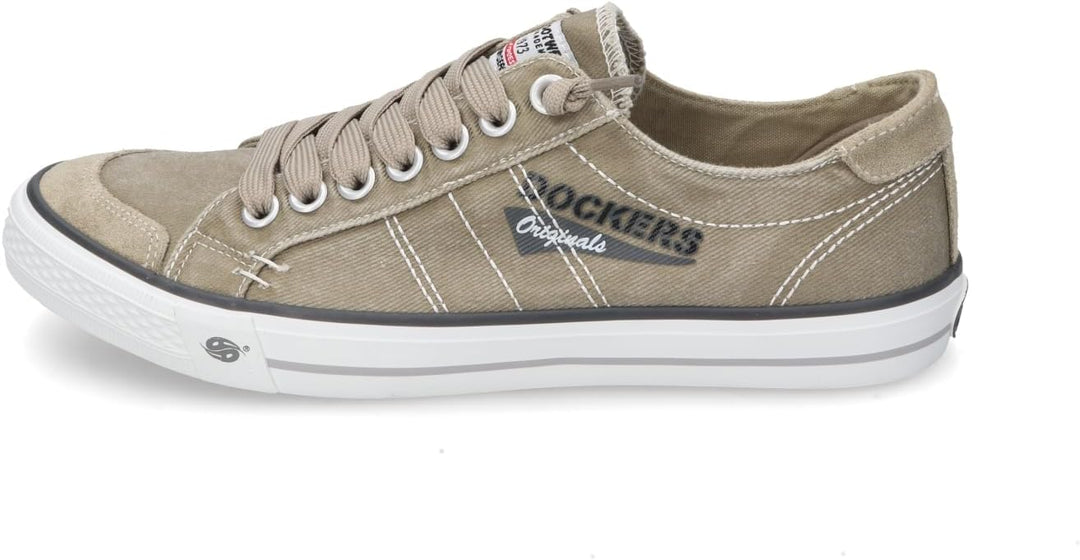 Dockers by Gerli Herren Low-Top Sneaker, Männer Halbschuhe 42 EU Sand 30st027 790450, 42 EU Sand 30s