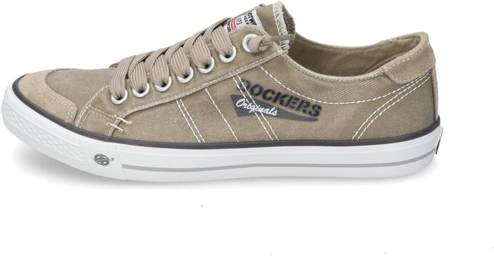 Dockers by Gerli Herren Low-Top Sneaker, Männer Halbschuhe 42 EU Sand 30st027 790450, 42 EU Sand 30s