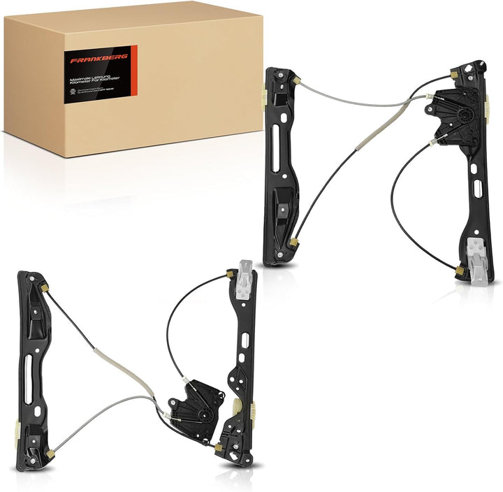 Frankberg 2x Fensterheber Elektrisch ohne Motor Vorne Links Rechts Kompatibel mit Mondeo V Schräghec