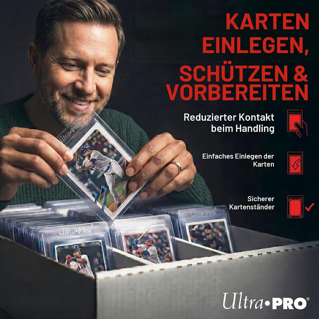 Ultra Pro Semi Rigid Kartenhalter (200 Stück) 1/5.1 cm Lip Sleeves, 1/5.1 cm Lip Sleeves