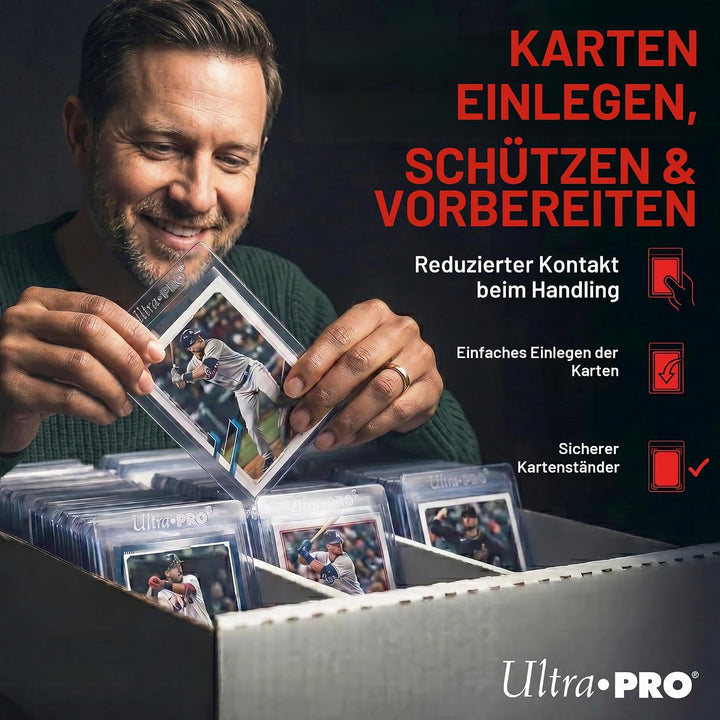 Ultra Pro Semi Rigid Kartenhalter (200 Stück) 1/5.1 cm Lip Sleeves, 1/5.1 cm Lip Sleeves