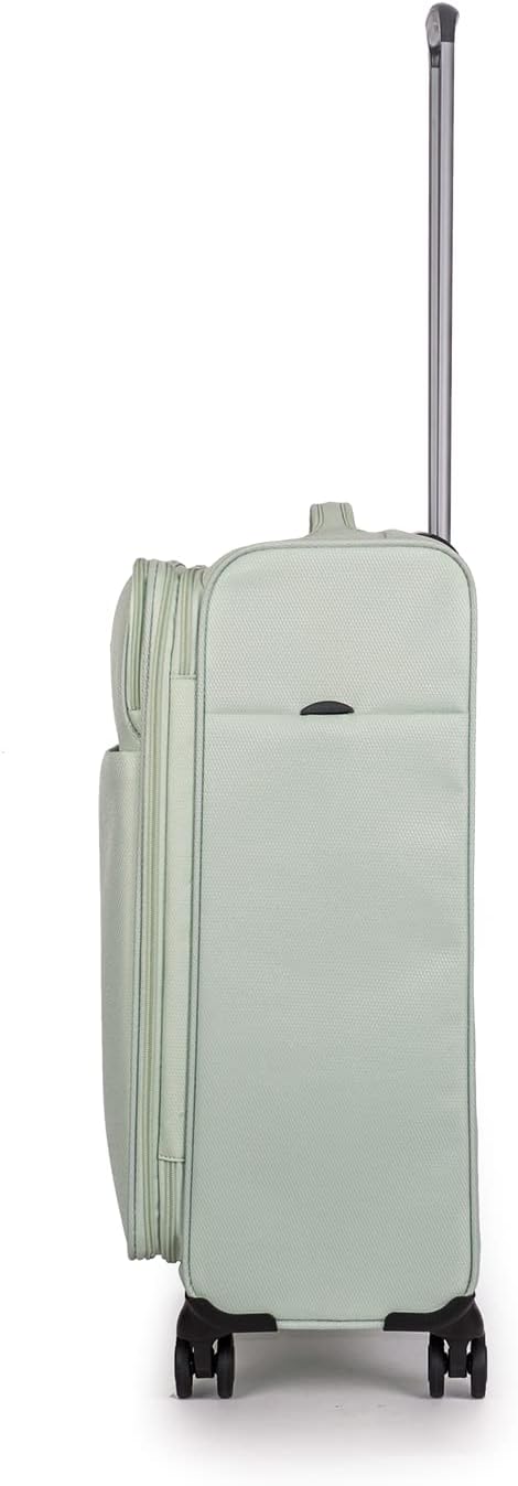 Stratic Light + Koffer Weichschale Reisekoffer Trolley Rollkoffer mittelgross, TSA Kofferschloss, 4